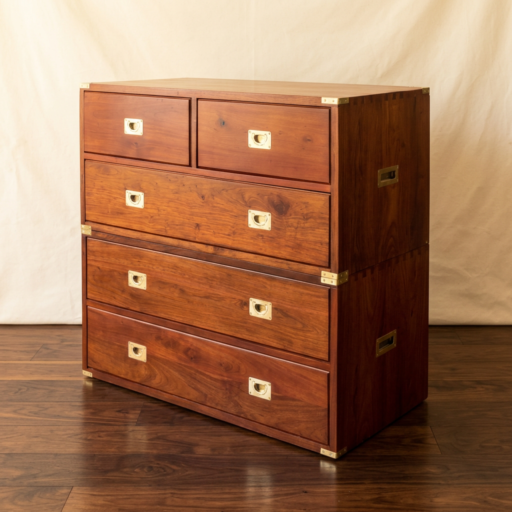 Mahogany Campaign Chest